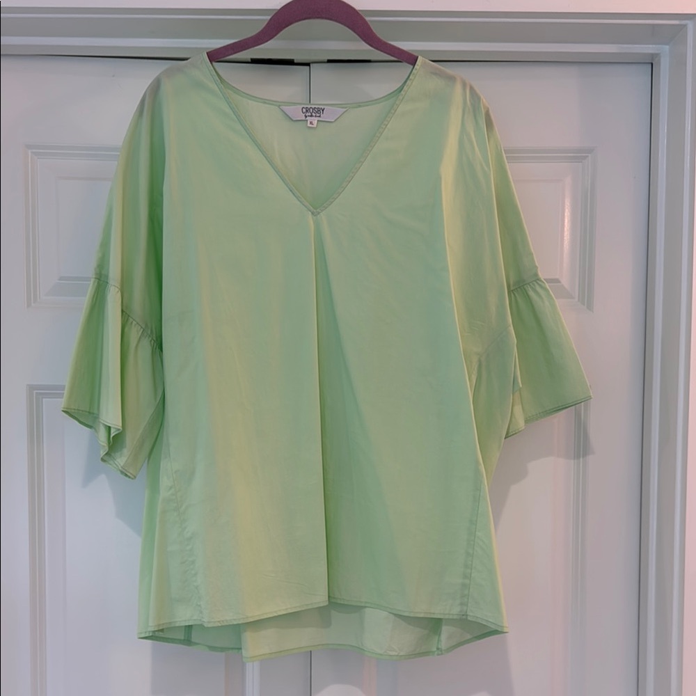 CROSBY blouse with bell sleeves